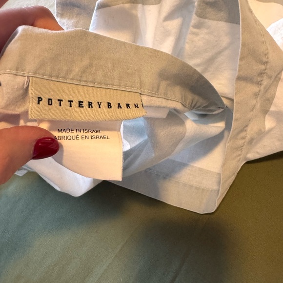 Striped pottery barn Euro Sham - Picture 4 of 5